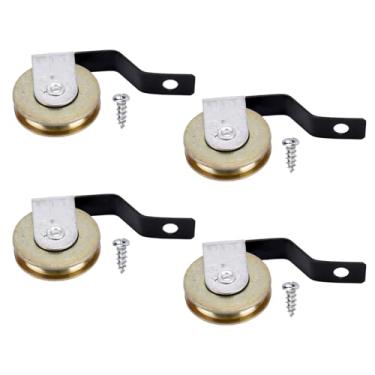 Imagem de 4 de Kit Rolos Porta Tela Deslizante, Incluindo Rolos Parafusos Mola Tensão Adequada Portas Tela Substitui B638 B687 B639 B756 Utilizado na Parte Superior Inferior Rolamento Côncavo 2,54cm