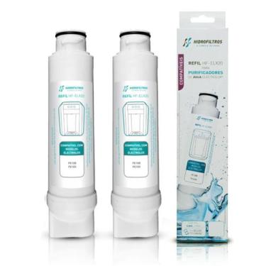 Imagem de Kit 2 Refil Hf Compátivel Purificador Electrolux Pe10B Pe10X - Hidrofi