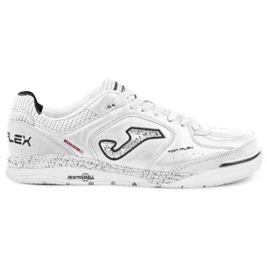 Imagem de Chuteira de Futsal Joma Top Flex Rebound Branco/Prata Tamanho 38