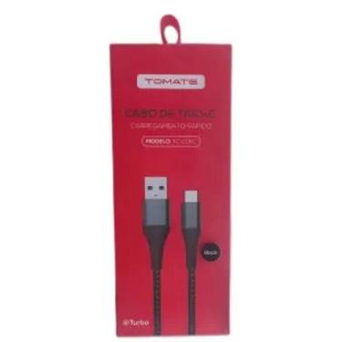 Imagem de Cabo de Dados Turbo USB Tipo-C 1.2m 5V 2.4A - Tomate TC-206C
