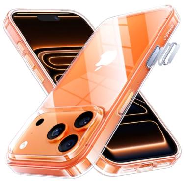 Imagem de NIMASO Capa transparente para celular 2025, proteção contra quedas de grau militar, não amarela, fina e fina para celular 2025, transparente