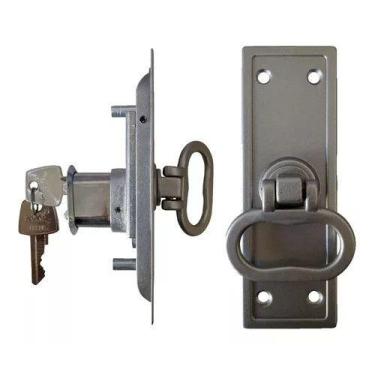 Imagem de Fechadura Cremona com Chave Embutir Cilindro - Metz
