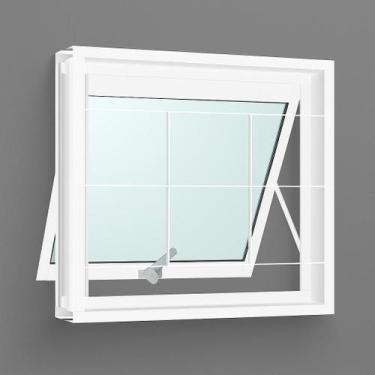 Imagem de Vitro Max Ar 50x50 Aço Branco C/grade e Vidro R-120- Branco - Provisão