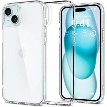Imagem de Kit 2 Capinha Case Capa Transparente TPU Anti Impacto Iphone 15 - Hex