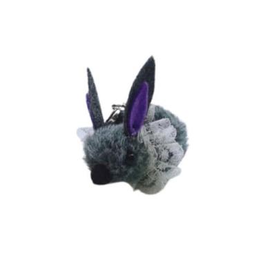 Imagem de Luzhengyang Recargas de varinha Feather Cat Teaser – Cabeças inspiradas em pássaros naturais, acessórios de brinquedo de gato para brincadeiras interativas (pacote com 5) (refil [Coelho cinza])