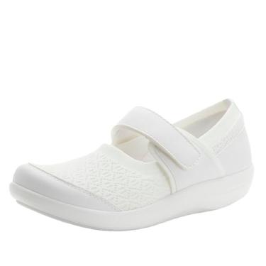 Imagem de Alegria by PG Lite Sapatilha feminina Dinamo Mary Jane, Branco, 5-5.5