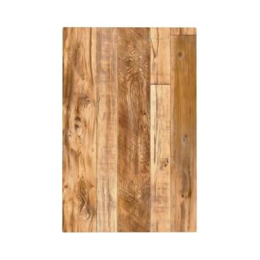 Imagem de Naiqadnehz Placa de cobertura para interruptor de luz, cor de madeira rústica, textura de madeira natural, 1 grupo, sem dispositivo, placa de parede em branco, capa de tomada elétrica, capas