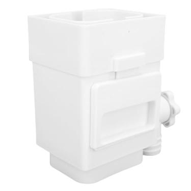 Imagem de SUNGOOYUE Protetor de Filtro de Calha de Calha, Filtro de Tela de de Ampla Compatibilidade para Pátios de Drenagem de Plástico de 3 e 4 Unidades (Branco)