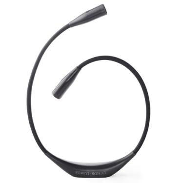 Imagem de Luz de tricô Lumos, luz crafter ao redor do pescoço para tricô e crochê, 3 cores e brilho ajustável. Portátil, usável, recarregável e de longa duração (preto)