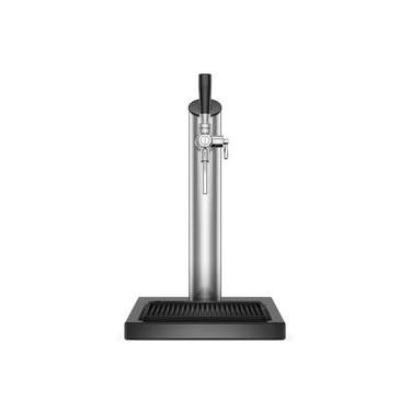 Imagem de Torre de Chopp Electrolux Beer Flow Inox 1 Torneira e Base Preta para Cervejeira Home Bar N/A