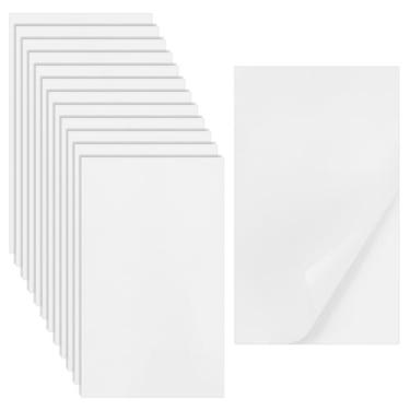 Imagem de AHANDMAKER 12 peças de capas de tomada de parede autoadesivas, sem parafusos, branca, 12 x 7,6 cm, placas de silicone para decoração de casa, escritório, remendo e orifício decorativo