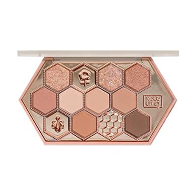 Imagem de 10 8g Paleta de Sombras Olhos Diamante Quebrado Honeycomb Mate Perolado Glitter Maquiagem Suave Diária Fácil Colorir Longa Duração Fino Camadas Sonhadoras All- para Iniciantes em Deslocamento