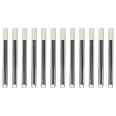 Imagem de PATIKIL 240 peças de grafite mecânico 2B, refil de grafite preto de 0,5 mm, refil de lápis resistente à quebra para materiais de escrita, branco