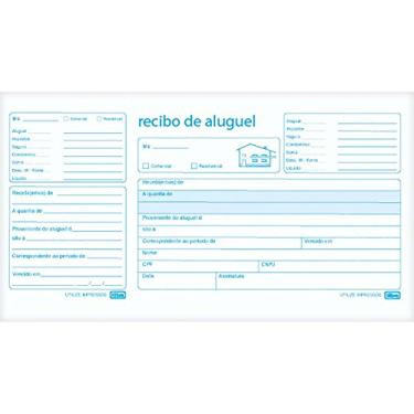 Imagem de Recibo de Aluguel Com Canhoto - 50 Folhas,Tilibra - 1 un