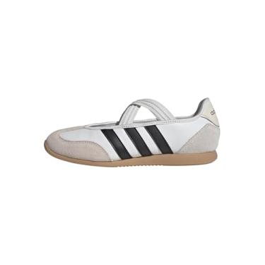 Imagem de adidas Tênis feminino Barreda Mary Jane, Branco/Preto/Goma, 40