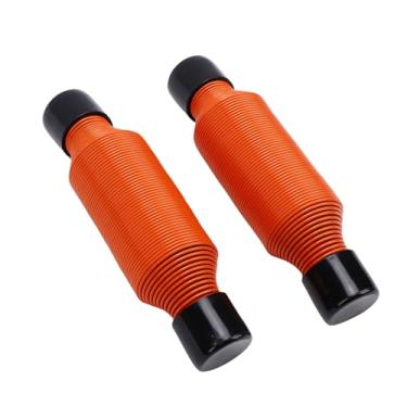 Imagem de SUNGOOYUE Instrutor de Força de Aperto, 2 Peças de Dispositivo de Fortalecimento de Aperto de Mão de Dedo de Mola Com Capas Antiderrapantes para Exercícios de Fitness de Treino de