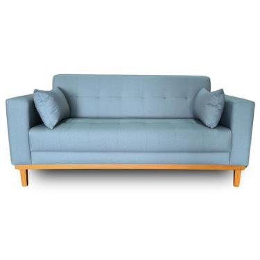 Imagem de Sofá  Gianni Tecido Acquablock Pé Base Madeira  160cm - 4R Estofados, 