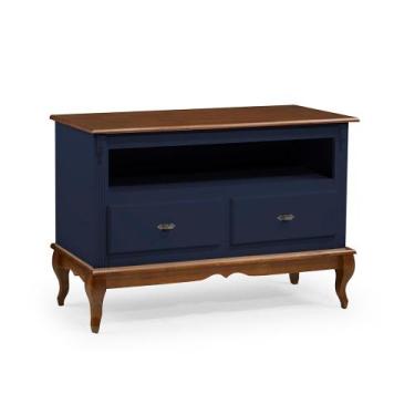 Imagem de Rack para TV Antique de Madeira com 2 Gavetas e Nicho - M560502 - Linz