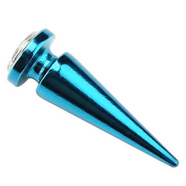 Imagem de AYNEFY 10 Peças de Rebites de Ponta de Metal, Pinos de Cone de Cobre para Artesanato Em Couro, Parafusos Duráveis, Ideais para Bolsas, Sapatos, Cintos e Acessórios DIY (Azul)
