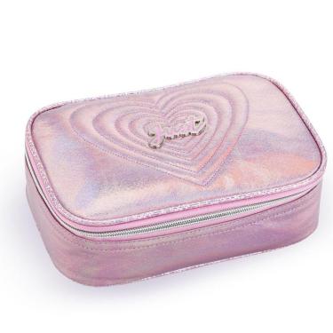 Imagem de Estojo Box Escolar Juvenil Metalizado-Feminino