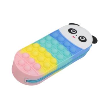 Imagem de Estojo Infantil Divertido com Animais Sortidos – Escolar Resistente com Zíper, Ideal para Crianças, Presente Criativo e Colorido para Canetas Lápis