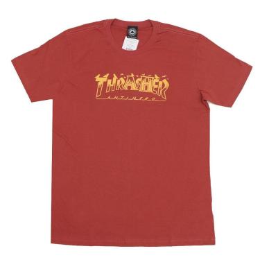 Imagem de Camiseta Thrasher Magazine X Anti Hero Pigeon Mag - Marrom-Masculino