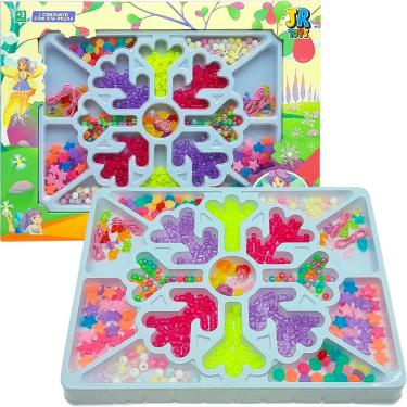 Imagem de Brinquedo Kit Miçangas Encantadas Pulseiras Joalheria 572pçs