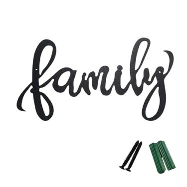 Imagem de Yibuy Decoração de parede familiar com parafusos 42 cm x 23,2 cm metal preto leve fácil de instalar revestimento de superfície banhado a aço mais forte para salas de estar e salas de jantar