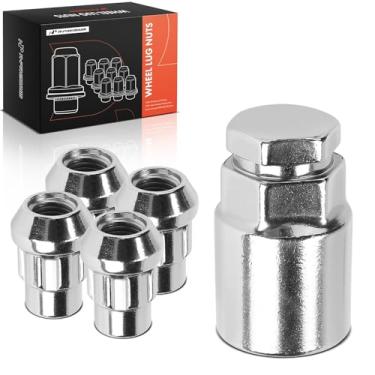 Imagem de A-Premium Porcas de roda M12-1.5 de 5 peças compatíveis com Ford Fiesta 1978-1980 1998-2001 2003-2019, dianteiro e traseiro