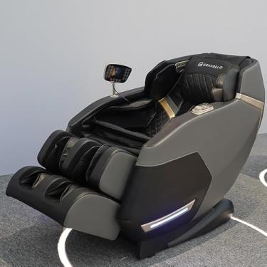 Imagem de Poltrona de Massagem Elétrica 3D Marvin Reclinação Gravidade Zero Tela LCD PU Preto G94 - Gran Belo