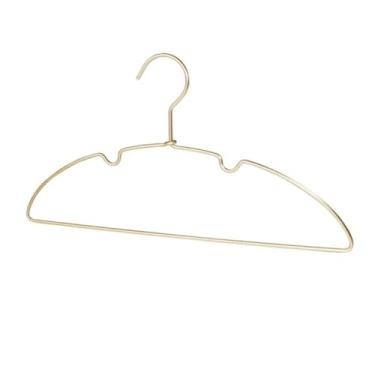 Imagem de Cabide de metal adulto antiderrapante para exibição de roupas para casa cabide de armazenamento de roupas vintage para armário com economia de espaço cabide organizador de pendurar adequado para