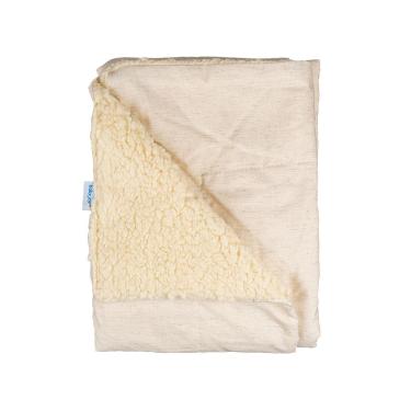 Imagem de Manta Carneirinho Dupla Face Lisa para Bebê