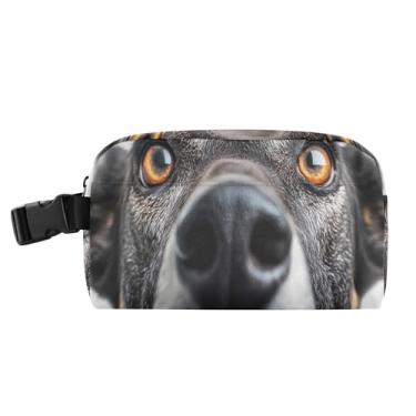 Imagem de TSENQUE Lancheira de nariz de cachorro divertida personalizada para mulheres, meninas, lancheira masculina e infantil, lancheira para trabalho, reutilizável, fofa, para alimentos, bolsa térmica para