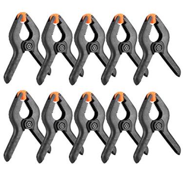 Imagem de SPYMINNPOO Clipes de Braçadeira de Mola de Plástico Preto Antiderrapante Durável de 3" para Várias Tarefas de Marcenaria