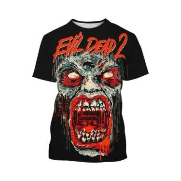 Imagem de Camiseta Com Estampa 3D Do Filme De Terror Dracula, Moda Verão, Gola R