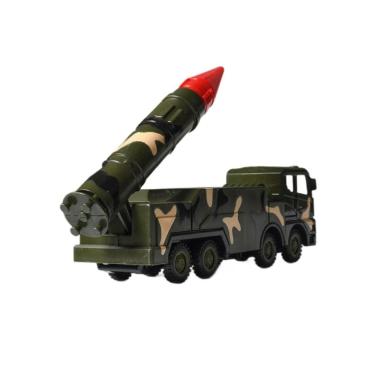 Imagem de Lançador de foguetes militar de brinquedo com potência de fricção para crianças