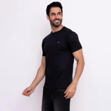 Imagem de Camiseta Masculina Básica Vih Triny com Bordado Algodão Premium França-Masculino