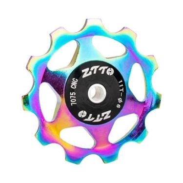 Imagem de Roldana De Câmbio Traseiro Para Bicicleta MTB, Rolamento De Aço, Guia 