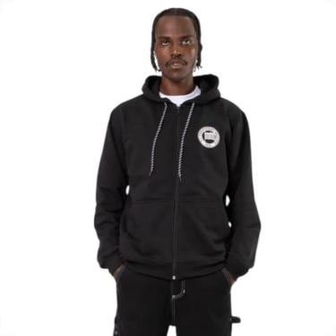 Imagem de Jaqueta Moletom Corinthians Logo Retrô 1251201 Preta-Masculino