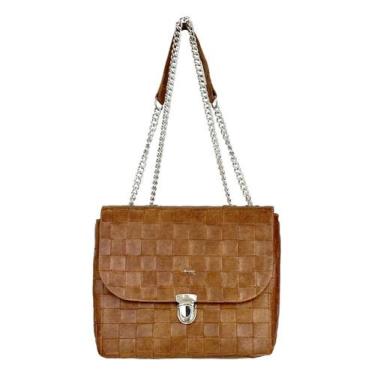 Imagem de Bolsa Feminina Transversal Média Marrom Magicc Bolsas B-234 - Magic C