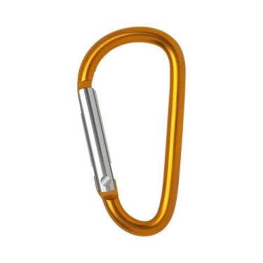 Imagem de Mosquetão De Alumínio Com Anel Em D, Clipe De Gancho Para Camping Ao A