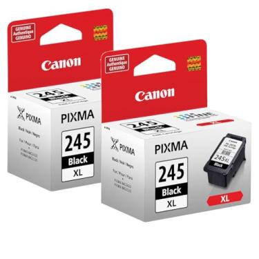 Imagem de Canon 2 pacote PG -245 XL Cartucho de tinta preta de alta capacidade para impressoras pixma mg - 12ml