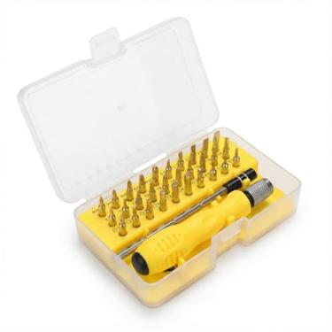Imagem de Kit de chave de fenda magnética de precisão 32 em 1 – Conjunto de ferramentas de reparo profissional para eletrônicos, laptops, relógios e óculos