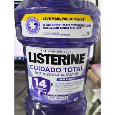 Imagem de Listerine Cuidado Total Antisséptico Bucal, Refrescância Suave, Sem Álcool, 1L