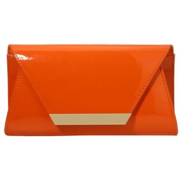 Imagem de NLAIOUSL Bolsa de ombro feminina elegante de couro PU para noite bolsa mensageiro com alça de corrente bolsa de mão para noite bolsa para festa de formatura