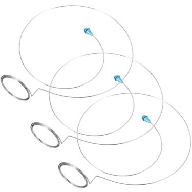 Imagem de 3 Peças Ocular De Aço Ajustável Suporte De Retenção De Faixa De Cabeça Acessórios Para Óculos Joalheiros Lupa Faixa De Olho Lupa Faixa De Cabeça Lupa Segurando Círculo Lupa Fio Fixação L