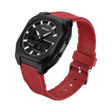 Imagem de Relógio De Quartzo Masculino De Luxo À Prova d'Água Cronógrafo Militar