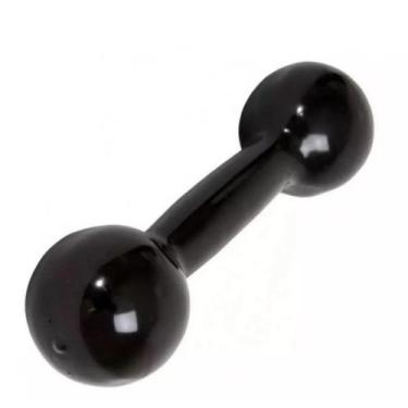 Imagem de Halter Peso Emborrachado 1Kg Unibrás (Unidade), Preto, Único