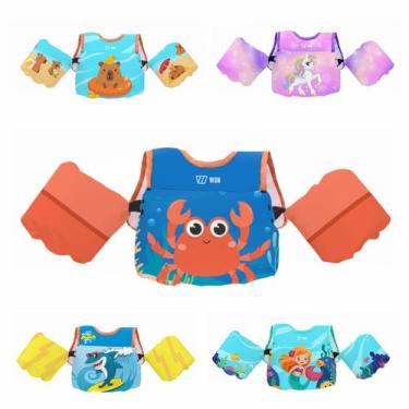 Imagem de Boia Colete SalvaVidas Infantil Flutuador Não Fura Até 25kg Kids Segur