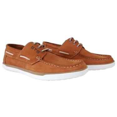 Imagem de Sapato Masculino Dockside Elegante Casual Em Couro De Qualidade - Donn